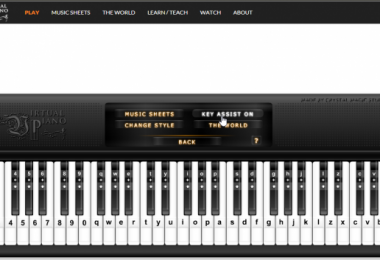 Những website dạy Piano trực tuyến